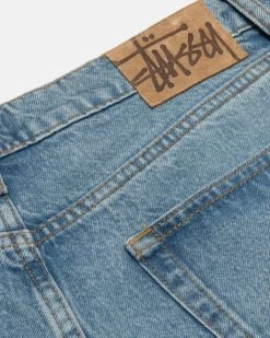 STUSSY | Tapered Pants Unisex Denim Street Style Plain Cotton -Stussy Apparel org 3382