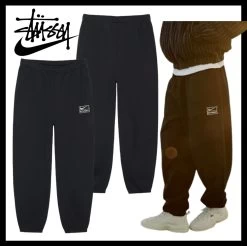 STUSSY | Unisex Street Style Logo Joggers & Sweatpants