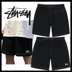STUSSY | Logo Unisex Street Style Shorts