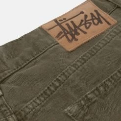 STUSSY | Unisex Street Style Plain Cotton Logo Bottoms -Stussy Apparel org 3463