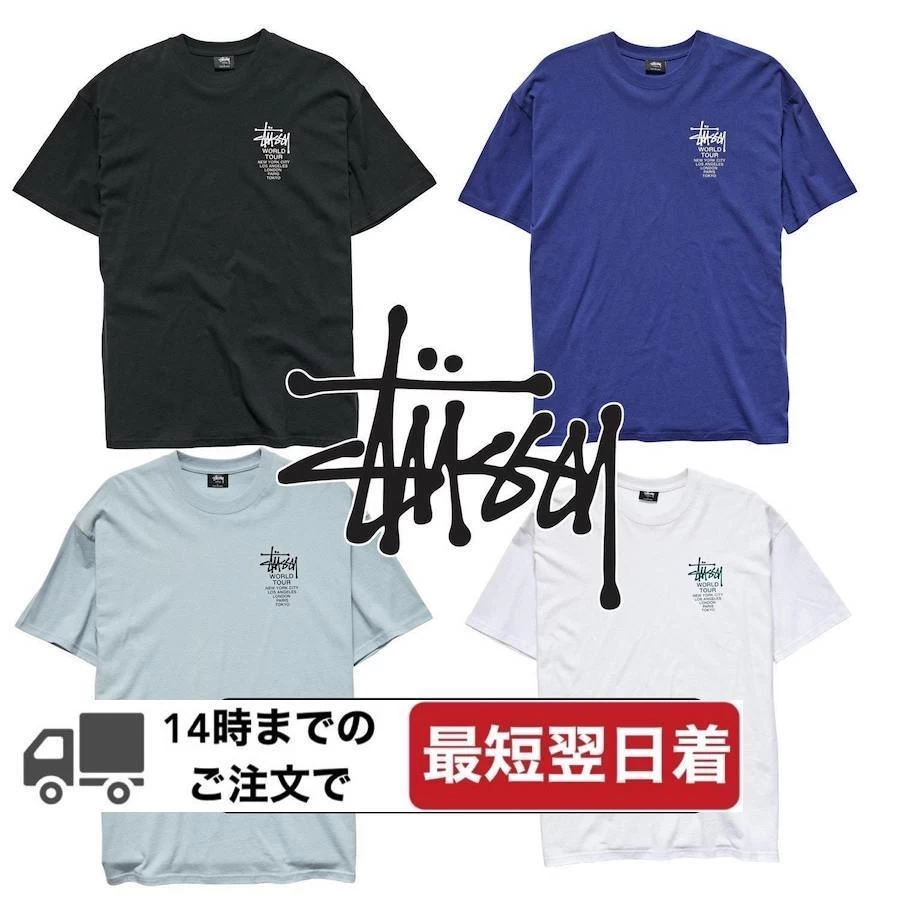 STUSSY | Unisex Street Style Plain Cotton Logo Skater Style T-Shirts 1 STUSSY | Unisex Street Style Plain Cotton Logo Skater Style T-Shirts