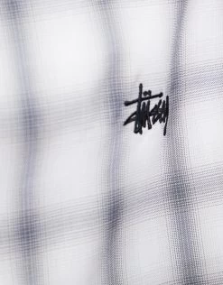 STUSSY | Gingham Street Style Short Sleeves Printed Shirt Logo -Stussy Apparel org 3598