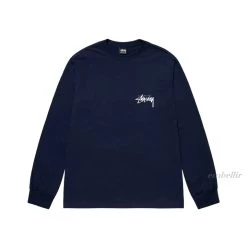 STUSSY | Crew Neck Unisex Street Style Long Sleeves Cotton -Stussy Apparel org 3627