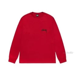 STUSSY | Crew Neck Unisex Street Style Long Sleeves Cotton -Stussy Apparel org 3629