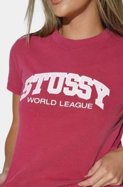 STUSSY | Short Casual Style Plain Cotton Short Sleeves Co-ord Dresses -Stussy Apparel org 365