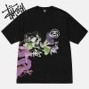 STUSSY | Crew Neck Pullovers Unisex Street Style Cotton Short Sleeves