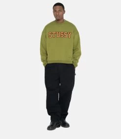 STUSSY | Crew Neck Pullovers Street Style Long Sleeves Cotton Logo -Stussy Apparel org 3708