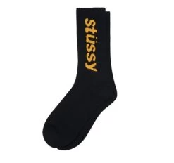 STUSSY | Unisex Street Style Plain Logo Skater Style Socks & Tights -Stussy Apparel org 371