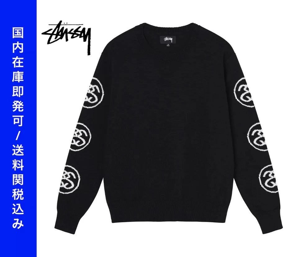 STUSSY | Unisex Street Style Long Sleeves Logo Skater Style Sweaters 1 STUSSY | Unisex Street Style Long Sleeves Logo Skater Style Sweaters