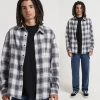 STUSSY | Tartan Street Style Long Sleeves Cotton Logo Skater Style