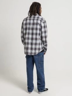 STUSSY | Tartan Street Style Long Sleeves Cotton Logo Skater Style -Stussy Apparel org 3803