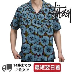 STUSSY | Street Style Plain Cotton Logo Skater Style Shirts