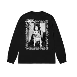 STUSSY | Unisex Street Style U-Neck Cotton Logo Skater Style T-Shirts -Stussy Apparel org 3841