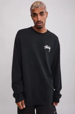 STUSSY | Crew Neck Street Style Long Sleeves Long Sleeve T-shirt Logo -Stussy Apparel org 3902