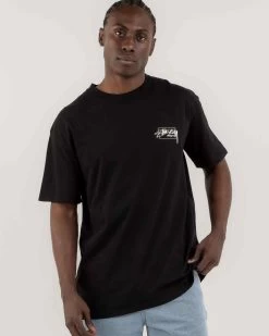 STUSSY | Crew Neck Plain Cotton Short Sleeves Skater Style -Stussy Apparel org 3911