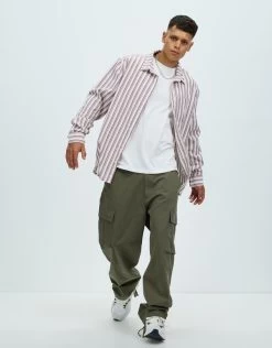 STUSSY | Button-down Tartan Street Style Long Sleeves Cotton Logo -Stussy Apparel org 3967