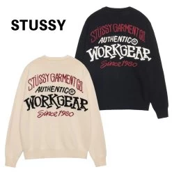 STUSSY | Street Style Logo Skater Style Sweaters