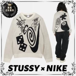 STUSSY | Crew Neck Unisex Wool Street Style Collaboration