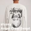 STUSSY | Crew Neck Sweat Street Style Long Sleeves Logo Skater Style