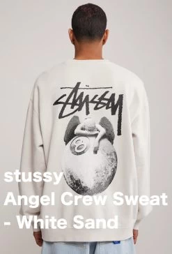 STUSSY | Crew Neck Sweat Street Style Long Sleeves Logo Skater Style