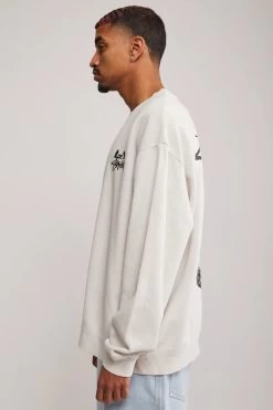 STUSSY | Crew Neck Sweat Street Style Long Sleeves Logo Skater Style -Stussy Apparel org 4026