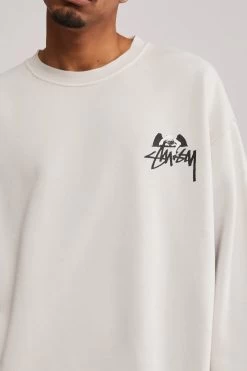 STUSSY | Crew Neck Sweat Street Style Long Sleeves Logo Skater Style -Stussy Apparel org 4027