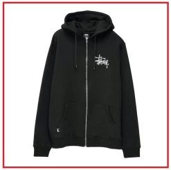 STUSSY | Unisex Street Style Cotton Logo Skater Style Hoodies