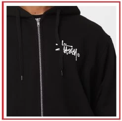 STUSSY | Unisex Street Style Cotton Logo Skater Style Hoodies -Stussy Apparel org 4062