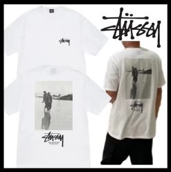STUSSY | Unisex Street Style Logo Skater Style T-Shirts