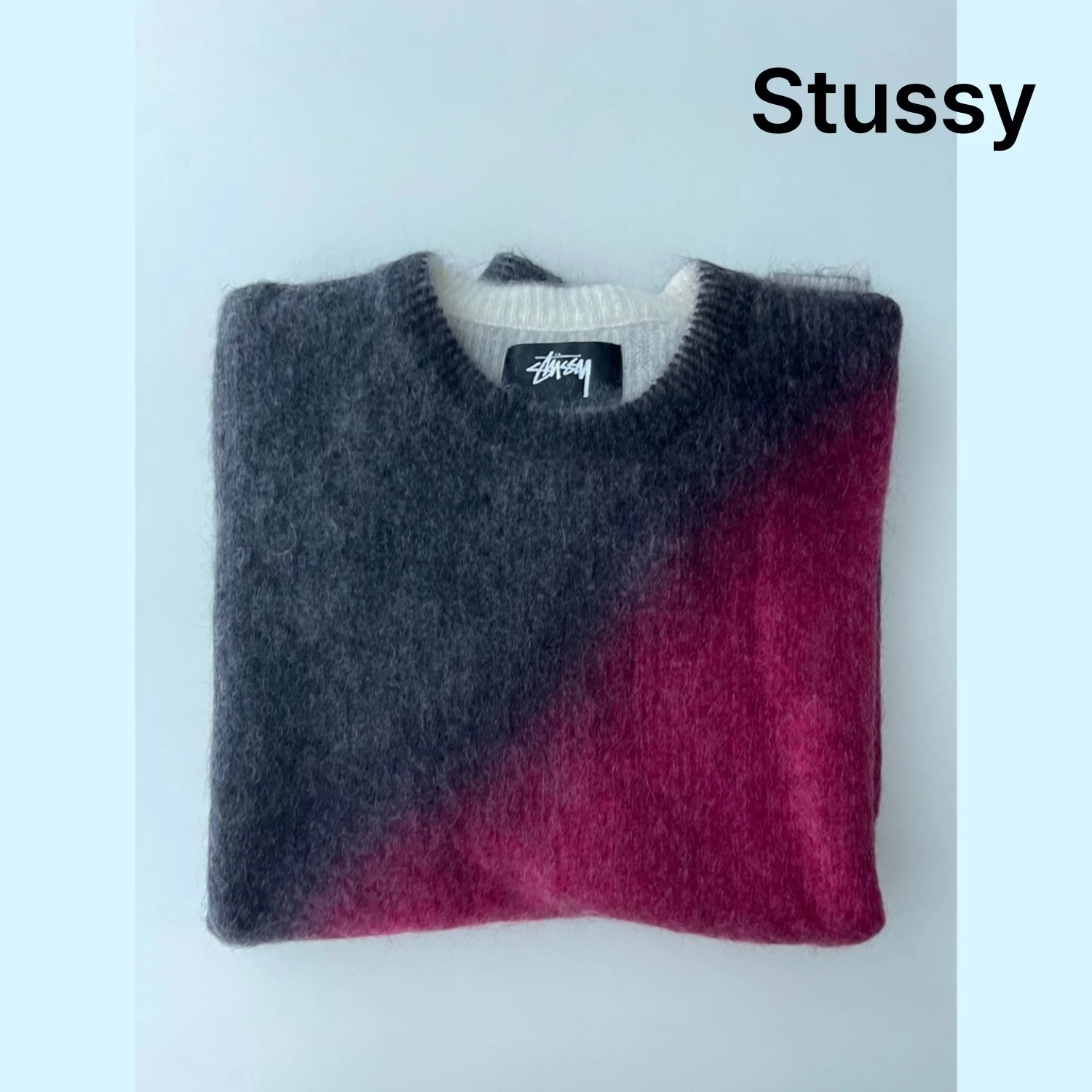 STUSSY | Crew Neck Pullovers Dots Unisex Nylon Street Style 1 STUSSY | Crew Neck Pullovers Dots Unisex Nylon Street Style