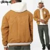 STUSSY | Wool Street Style Plain Jackets