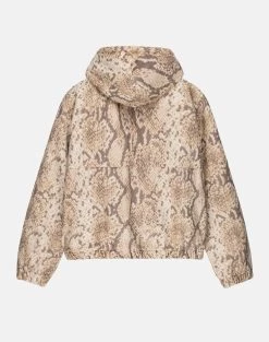 STUSSY | Unisex Street Style Cotton Python Logo Skater Style Jackets -Stussy Apparel org 4156