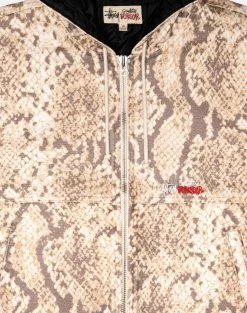 STUSSY | Unisex Street Style Cotton Python Logo Skater Style Jackets -Stussy Apparel org 4157