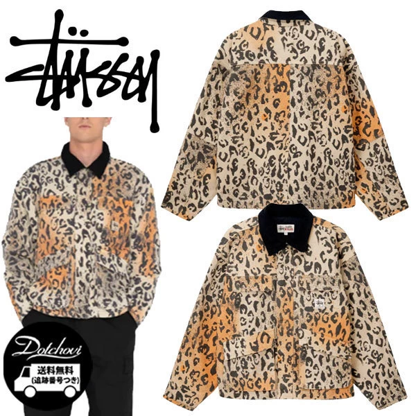 STUSSY | Leopard Patterns Unisex Street Style Cotton Logo 1 STUSSY | Leopard Patterns Unisex Street Style Cotton Logo