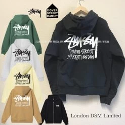 STUSSY | Unisex Street Style Collaboration Long Sleeves Cotton Logo