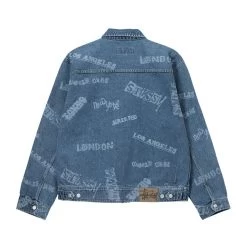 STUSSY | Unisex Street Style Logo Denim -Stussy Apparel org 4283