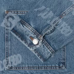 STUSSY | Unisex Street Style Logo Denim -Stussy Apparel org 4285