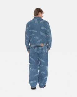 STUSSY | Unisex Street Style Logo Denim -Stussy Apparel org 4288