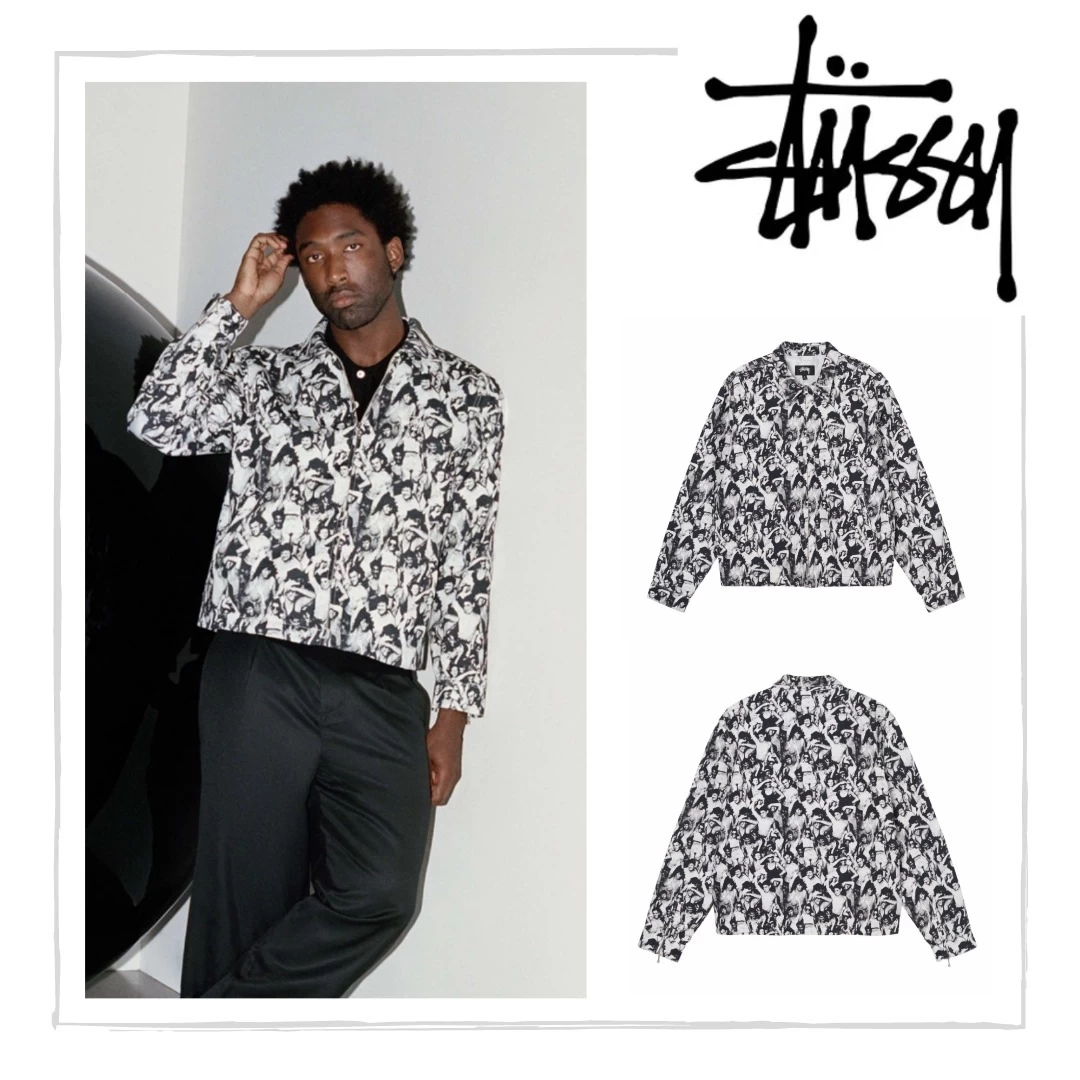 STUSSY | Short Unisex Street Style Cotton Oversized Logo Skater Style