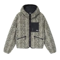 STUSSY | Unisex Nylon Street Style Python Logo Jackets -Stussy Apparel org 4310