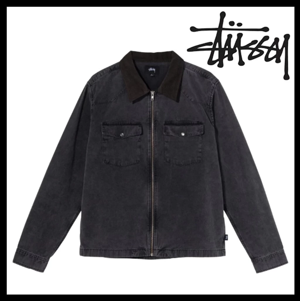 STUSSY | Street Style Logo Jackets