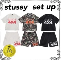 STUSSY | Unisex Street Style Co-ord Skater Style Two-Piece Sets