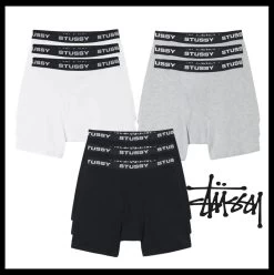STUSSY | Unisex Street Style Logo Trunks & Boxers