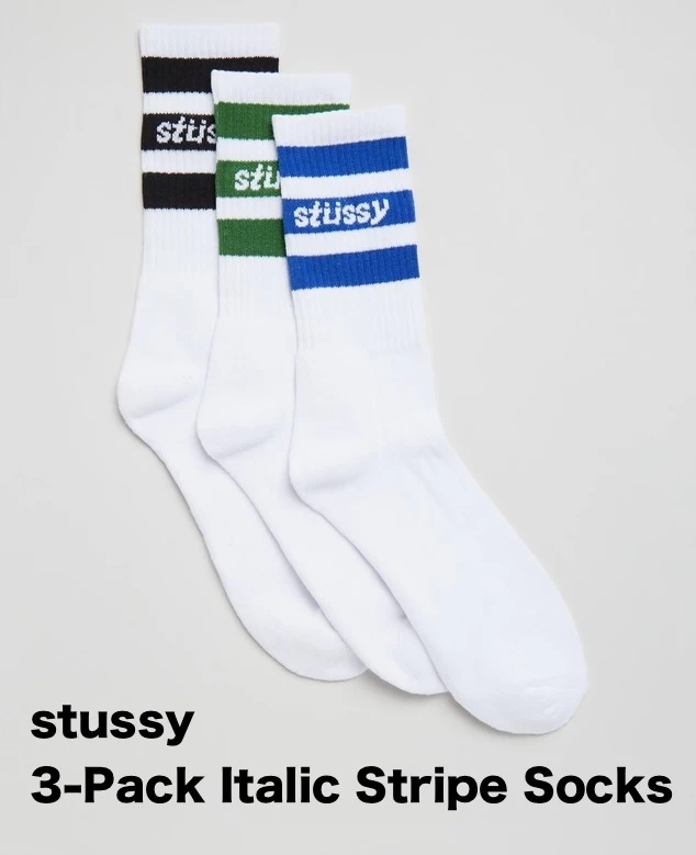 STUSSY | Street Style Logo Skater Style Undershirts & Socks 1 STUSSY | Street Style Logo Skater Style Undershirts & Socks