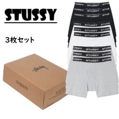 STUSSY | Street Style Plain Cotton Logo Boxer Briefs