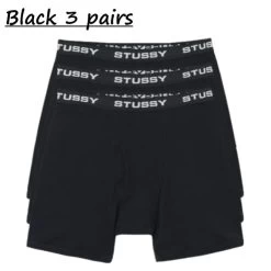 STUSSY | Street Style Plain Cotton Logo Boxer Briefs -Stussy Apparel org 4509