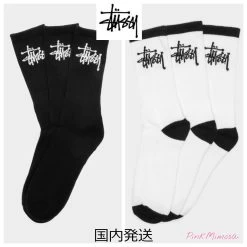 STUSSY | Skater Style Plain Undershirts & Socks