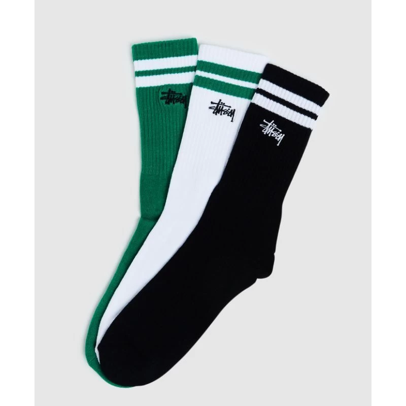 STUSSY | Stripes Nylon Plain Cotton Logo Undershirts & Socks 5 STUSSY | Stripes Nylon Plain Cotton Logo Undershirts & Socks - Image 5