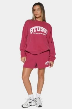 STUSSY | Short Casual Style Long Sleeves Plain Cotton Co-ord Dresses -Stussy Apparel org 46