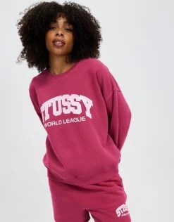 STUSSY | Short Casual Style Long Sleeves Plain Cotton Co-ord Dresses -Stussy Apparel org 47